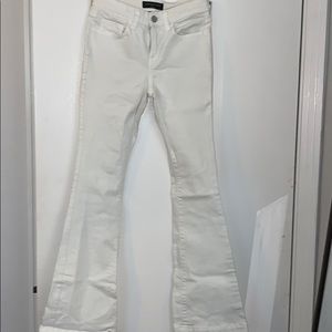 White wide leg BR pants